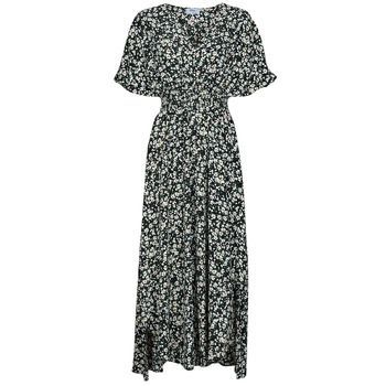 VANAYA  women's Long Dress in Black