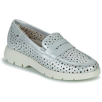 GLADIS  women's Loafers / Casual Shoes in Silver