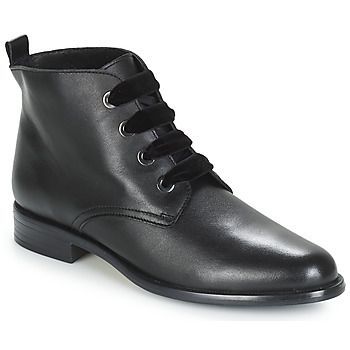 THAO  women's Mid Boots in Black. Sizes available:3.5