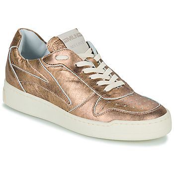 BZ513  women's Shoes (Trainers) in Gold