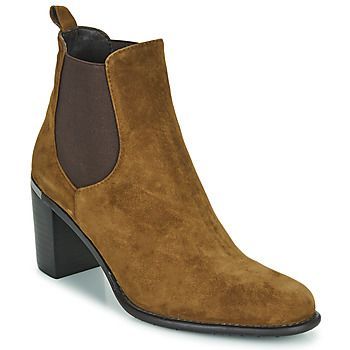 FANNY V1 CHEV VEL NOIX  women's Low Ankle Boots in Brown. Sizes available:4,5,6,6.5,7.5