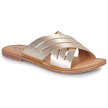KICK DAY  women's Mules / Casual Shoes in Gold