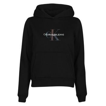 REFLECTIVE MONOGRAM HOODIE  women's Sweatshirt in Black