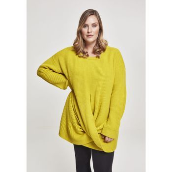 Sweatshirt femme Urban Classic wrapped GT  women's Sweatshirt in Yellow