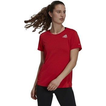 Heatrdy Running Tee  women's T shirt in Red