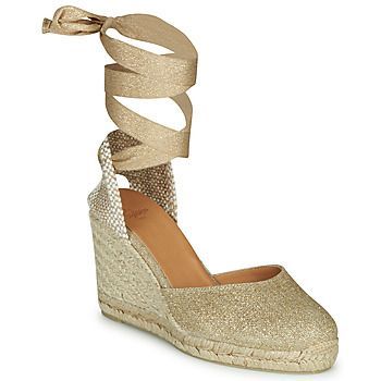 CARINA  women's Espadrilles / Casual Shoes in Gold