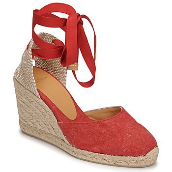 Carina  women's Espadrilles / Casual Shoes in Red