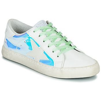 CITY  women's Shoes (Trainers) in Silver