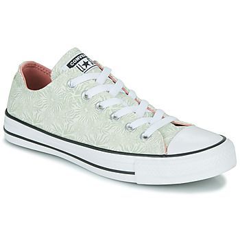 CHUCK TAYLOR ALL STAR FLORAL OX  women's Shoes (Trainers) in Green