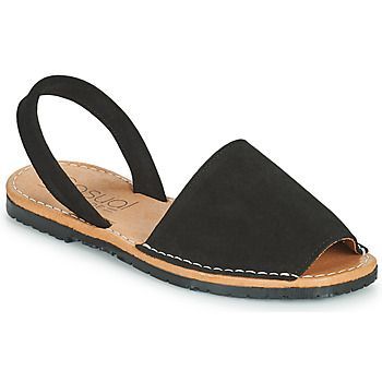 OSTILO  women's Sandals in Black. Sizes available:3,4,5,6,8,2.5
