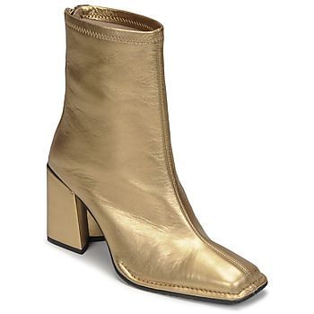 SONN-Y  women's Low Ankle Boots in Gold