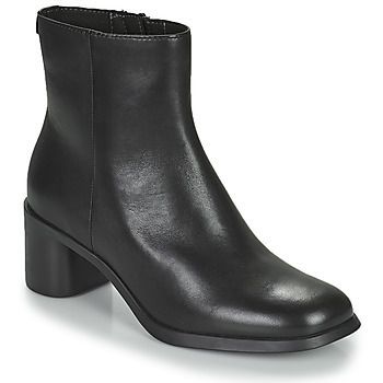 MEDA  women's Low Ankle Boots in Black. Sizes available:3,4,5,6,7,8