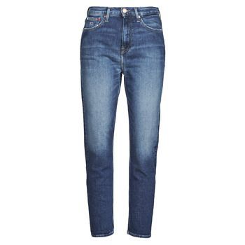 IZZIE HR SLIM ANKLE AE632 MBC  women's Jeans in Blue. Sizes available:US 25 / 30,US 26 / 30,US 27 / 30,US 28 / 30,US 29 / 30,US 30 / 30,US 31 / 30,US 32 / 30
