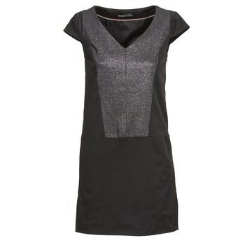 CORNELIA  women's Dress in Black. Sizes available:UK 10