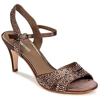 MACCHIE  women's Sandals in Brown. Sizes available:8