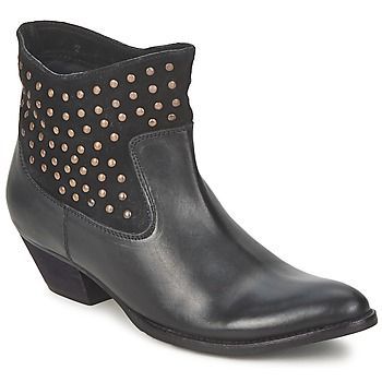 DUBAI FLIC  women's Low Ankle Boots in Black. Sizes available:6.5