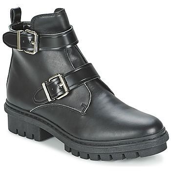 ANNE  women's Mid Boots in Black. Sizes available:5,6,7.5