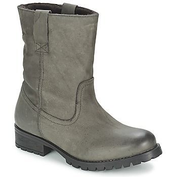 TUREK  women's Mid Boots in Grey. Sizes available:3.5