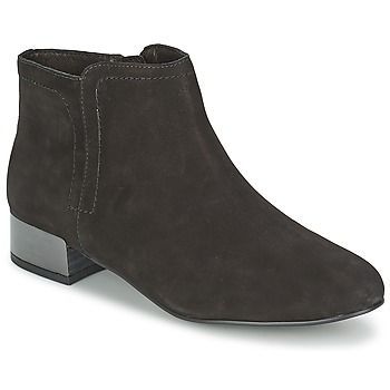 AFALERI  women's Mid Boots in Black. Sizes available:3.5