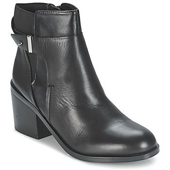 BECKA  women's Low Ankle Boots in Black. Sizes available:3.5,5,6.5,7.5