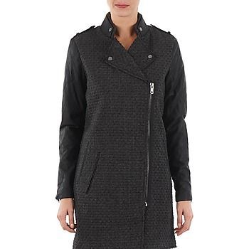 MIND WOOL BICKER JACKET  women's Coat in Grey. Sizes available:UK 8