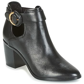 SYBELL  women's Low Ankle Boots in Black. Sizes available:7