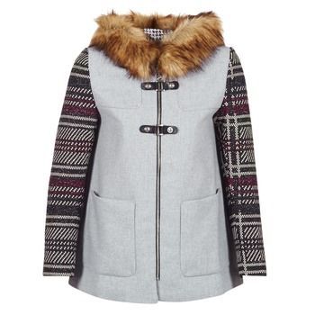 GERDI  women's Coat in Grey. Sizes available:UK 16