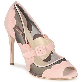 LINTIE  women's Court Shoes in Pink. Sizes available:6.5