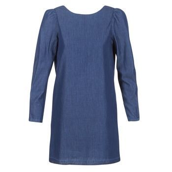 MILA  women's Dress in Blue. Sizes available:UK 8,UK 10