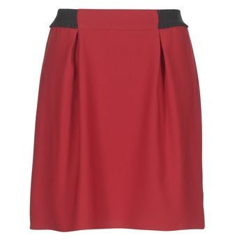 KATIA  women's Skirt in Red. Sizes available:UK 6
