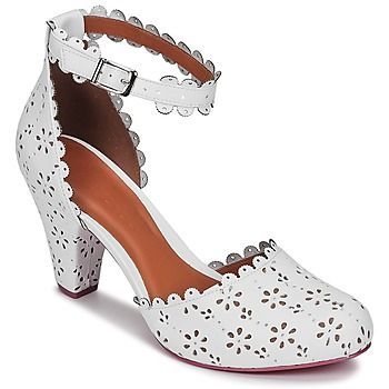 OULALOU  women's Court Shoes in White. Sizes available:3,4,6,6.5,7