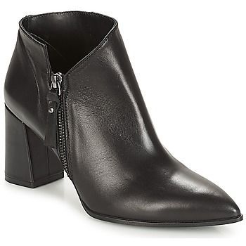 CARINE  women's Low Ankle Boots in Black. Sizes available:3,6,8