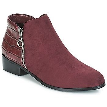 JADE  women's Mid Boots in Red. Sizes available:4,5