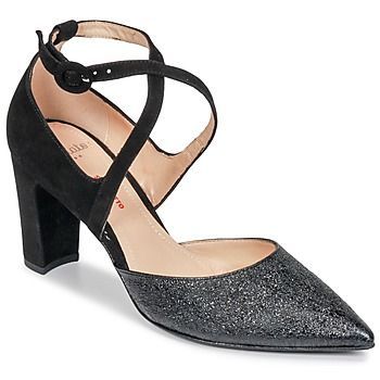 JEANSZ  women's Court Shoes in Black. Sizes available:5,5.5