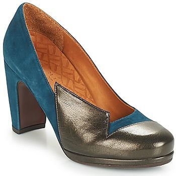 VARDA  women's Court Shoes in Blue. Sizes available:3.5