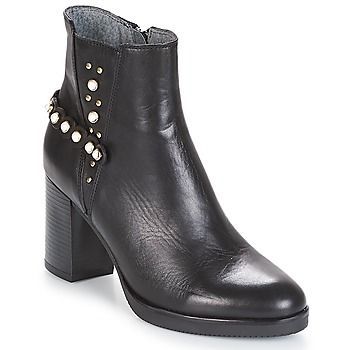 DAMOISEAU  women's Low Ankle Boots in Black. Sizes available:3.5,5,5.5,6.5,7.5