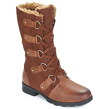 EMILIE LACE  women's High Boots in Brown. Sizes available:6