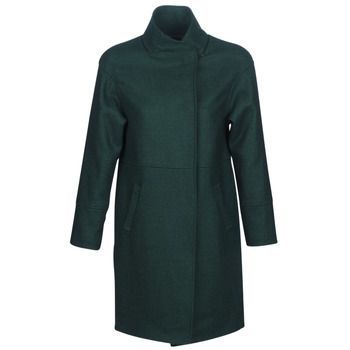DENTZ  women's Coat in Green. Sizes available:UK 8,UK 10,UK 12,UK 14