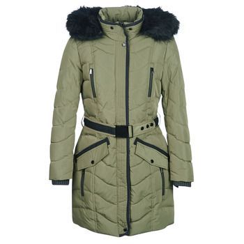 LANGILA  women's Jacket in Kaki. Sizes available:UK 8