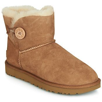 MINI BAILEY BUTTON II  women's Mid Boots in Brown. Sizes available:3,4,5,3.5,7.5,8.5