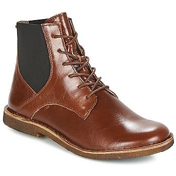 TITI  women's Mid Boots in Brown. Sizes available:3