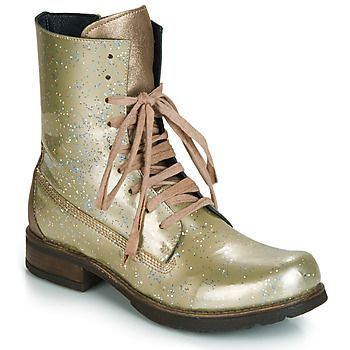 JANET  women's Mid Boots in Green. Sizes available:3.5,4,5,6,7,8