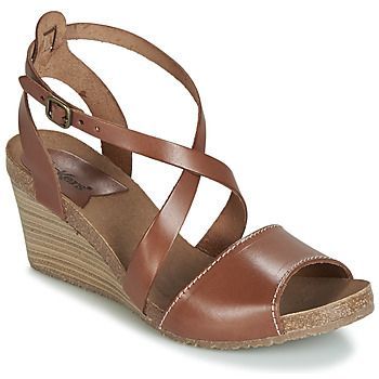 SPAGNOL  women's Sandals in Brown. Sizes available:3,6,6.5 / 7,8