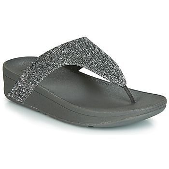 LOTTIE GLITZY  women's Flip flops / Sandals (Shoes) in Silver. Sizes available:8