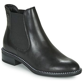 MANISA  women's Mid Boots in Black. Sizes available:5,6.5