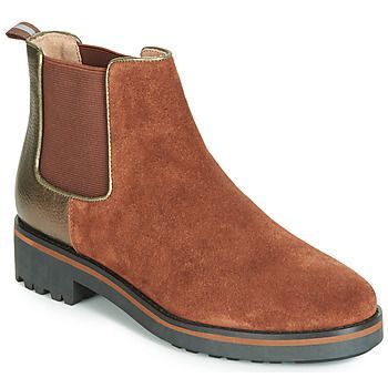 ONKIX  women's Mid Boots in Brown. Sizes available:5