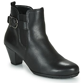 3564127  women's Low Ankle Boots in Black. Sizes available:6.5