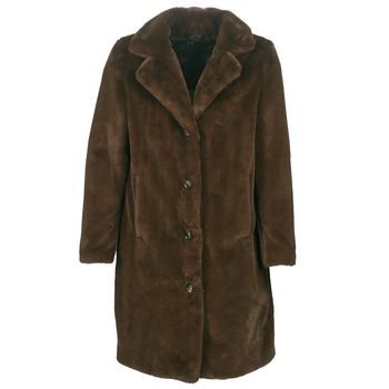 CYBER  women's Coat in Brown. Sizes available:S,M,L,XS