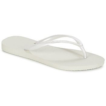 SLIM  women's Flip flops / Sandals (Shoes) in White. Sizes available:1 / 2,8,6 / 7