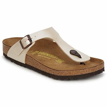 GIZEH  women's Flip flops / Sandals (Shoes) in Beige. Sizes available:3.5,4.5,5,5.5,7,7.5,2.5,2.5,3.5,4.5,5.5,7,7.5,8